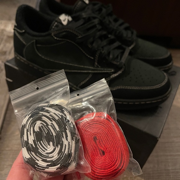 Nike Travis Scott x Air Jordan 1 Low OG - DM7866-162 Phantom Black - sz 11 or 12 - Picture 14 of 16